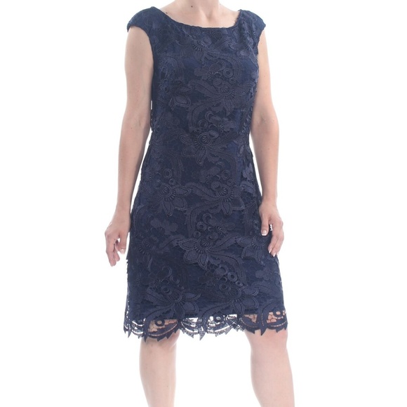 Ralph Lauren Navy Blue Dress - Picture 1 of 5